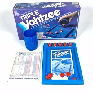 1982 Triple Yahtzee Complete Vintage Game - Very Good Condition - Picture 1 of 7