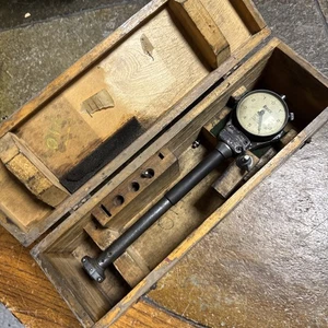 Vintage Full Jeweled Boice Dial Analog Bore Gage Range 0.025 J22A .0001 Case - Bild 1 von 9