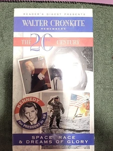 Walter Cronkite Remembers The 20th Century: Space, Race  Dreams of Glory VHS NEW - Picture 1 of 2