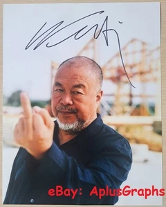AI WEIWEI... Chinese Contemporary Artist (11x14) SIGNED - Picture 1 of 1