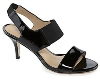 Antonio Melanio, charol negro cura, estilo Tatania, talla 7 Foto 1 de 4