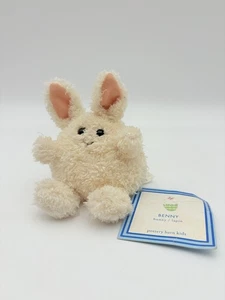 Pottery Barn Benny Bunny Plush Fat Rabbit Small Chunky Mini Soft Toy 4" - Picture 1 of 9