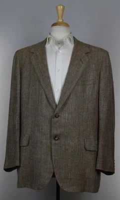 Oxxford Clothing Onwentsia Mens Wool  Silk Sport Coat Jacket 44 R Mint - Image 1 of 4