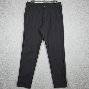 Pantalones deportivos lululemon para hombre talla 31x27 negros comisión calce ajustado 5A51S refuerzo - Imagen 1 de 10