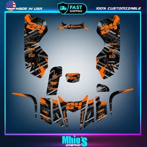 Full Decal Graphics Wrap Kit for Kawasaki KFX 400 ATV Quad 2003-2008 - Picture 1 of 6