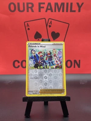 Friends in Hisui 130/159 Crown Zenith Pokemon TCG Reverse Holo Uncommon 2023 LP - Image 1 of 4