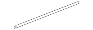 Genuine GM Primed Front Passenger Side Door Molding 22775441 - Picture 1 of 3