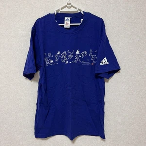 adidas LOVES FOOTBALL T Shirt 1996 Limited Edition Japan Soccer Collectible Blue - Picture 1 of 5