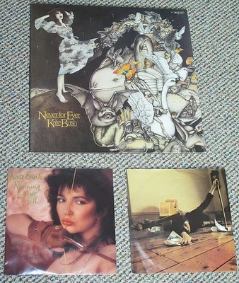 Vinyl - KATE BUSH LP "Never For Ever" +2 Single7"Babooshka & Running Up Hill" Ex - Bild 1 von 4