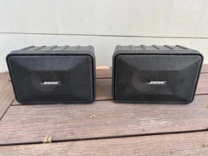 Vintage Bose 101 Music Monitor Weatherproof Speakers - 1980s - Picture 1 of 12