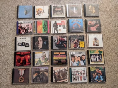 Lot Of 25 Rock, Pop  "Greatest Hits & Best Of" CDs. Eagles  Chicago, ELO & More Foto 1 de 4