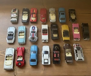 Vintage Pull Back DieCast Cars Lot Of 22 Metal Various Models - Picture 1 of 11
