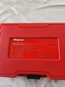 Snap On Bolt Extractor Set BEX13A 13 Pieces In Case - Picture 1 of 3