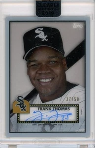 Frank Thomas 2019 TOPPS Clearly Authentic 1952 Reimagining Autograph 37/50 - Picture 1 of 1