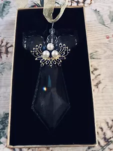 Cut Glass Cross Gold Peals - Picture 1 of 9