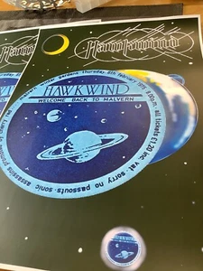 HAWKWIND Malvern GIG POSTER Welcomes Hawkwind Back - Picture 1 of 5