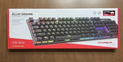 HyperX Alloy Origins Red Switch Mechanical Gaming Keyboard - Black (4P4F6AAABA) - Image 1 of 4