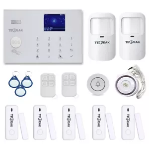 Sistema di allarme TECPEAK GSM WiFi Sistema completo, sistema di allarme casa - Foto 1 di 5