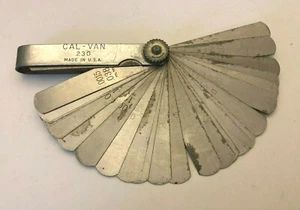 Vintage Used Cal-Van 230 Feeler Gauge Thickness Tool - Bild 1 von 3