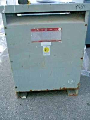 Transformador trifásico GE 9T23B3872 30KVA 480 X 208/120 voltios T452 GARANTÍA Foto 1 de 2