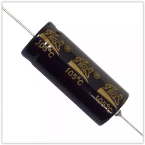 Axial Electrolytic Capacitor, Polarized, 33uF 100V, 105C, Tolerance ±20%, - Picture 1 of 3