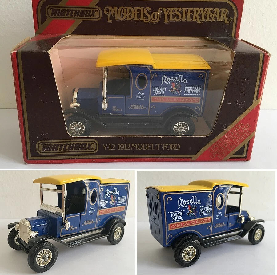 Matchbox 12 - 1912 Model T Ford "Rosella Toato Sauce" - Immagine 1 di 1