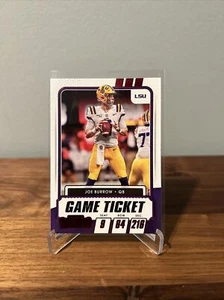 JOE BURROW 2021 Contenders Draft Picks RED FOIL PARALLEL Game Ticket (#18) - Picture 1 of 2