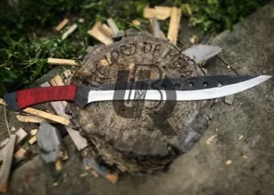 THE BOOK OF ELI MACHETE CUSTOM HANDMADE HIGH CARBON STEEL WITH LEATHER SHEATH - Picture 1 of 5
