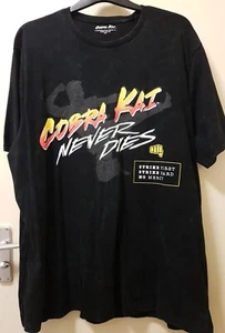 Mens T-Shirts Cobra Black Size 2XL Chest 47-49in By Bioworld - Picture 1 of 6