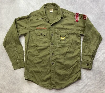 Vintage Boy Scouts Of America Sanforized Shirt New York City The Bronx Size S/M - Image 1 of 4