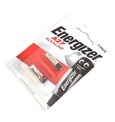 2 Pilas Energizer a27 Alcalina A27 baterias 12V G27A L828 Blister Cerrado  - Imagen 1 de 3