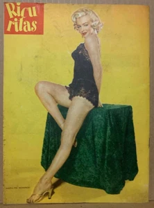 CUBIERTA TRASERA MARILYN MONROE RICURITAS FINALES DE LOS AÑOS 50 HERMOSO ESTADO AMÉRICA LATINA - Imagen 1 de 2