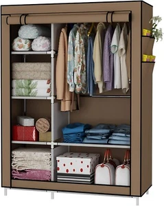 Kleiderschrank Faltschrank Wäscheschrank Schrank Kleidung 105x45x170cm C202 - Bild 1 von 6