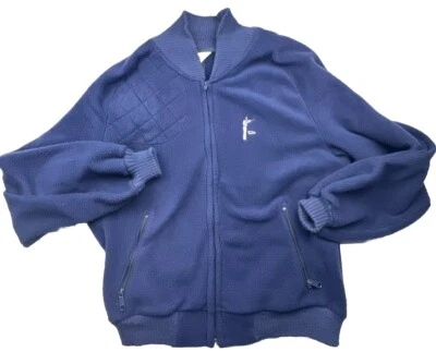 Vintage 10x Full Zip Jacket Men's Blue Hunting USA Polarplus Shooting Sz L - Image 1 of 4
