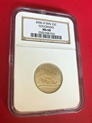 2006-D COLORADO QUARTER NGC MS68 SMS - Image 1 of 2