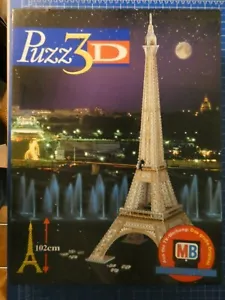 Puzz3D MB Puzzle Eiffel Turm 703 Teile 2 Teile fehlen Z-2921 - Bild 1 von 6