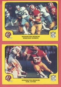 1978 Fleer Action Washington Redskins Set EDDIE BROWN HAROLD MCLINTON - Picture 1 of 1