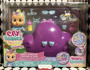 Cry Babies Magic Tears Dress Me up Playset Jenna's Wardrobe with 3 Outfits New - Picture 1 of 1
