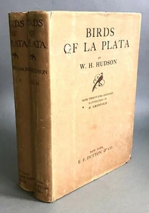 Limited Edition W. H. Hudson Birds of La Plata, 2 Vols. E. P. Dutton 1920 - Picture 1 of 12
