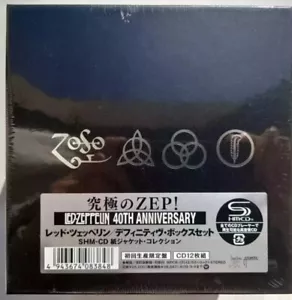 rLed Zeppelin Definitive Box Set SHM-CD Collection of Mini LP CD 2008 - Picture 1 of 1