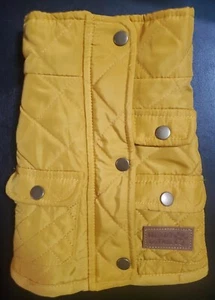 Heart To Tail Quilted Jacket Yellow Dog size XS   9 1/2 Length  - Picture 1 of 6