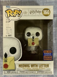 NEW 2023 FUNKO POP! WONDEROUS HARRY POTTER HEDWIG WITH LETTER #160 - Picture 1 of 2