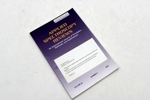 Applied Spectroscopy Reviews Vol 38 #3, 2003 International Journal of Principles - Picture 1 of 2
