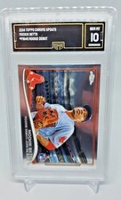 2014 Topps Chrome Update Mookie Betts #MB46 Rookie Debut GMA GEM MINT 10!  HOT!!