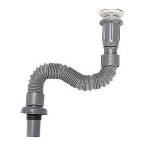 Flexible Drain Pipe, Expandable Flexible 15-31 Inch Universal Kitchen Sink Se... - Picture 1 of 7