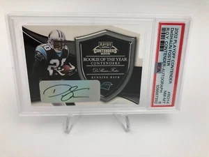 DeSHAUN FOSTER ROOKIE AUTO Card PLAYOFF CONTENDERS ROY RARE/25 grade PSA 9 - Picture 1 of 11