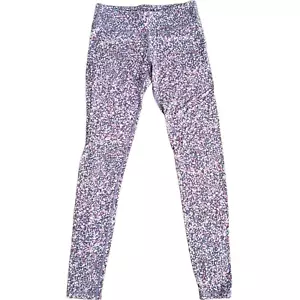 Ivivva Girls 14 Full Length Rythmic Tight Legging Floral Ink Dot Spot Lululemon - Picture 1 of 6