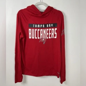 Zubaz NFL Tampa Bay Buccaneers Mens Lightweight Solid Hoodie Size Small NWT - Picture 1 of 10