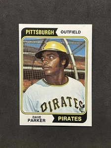 1974 Topps #252 DAVE PARKER Rookie RC Pittsburgh Pirates HOF EXMT-NM Sharp! - Bild 1 von 2