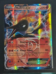 Pokemon TCG Moltres EX 14/135 Plasma Storm - Picture 1 of 2